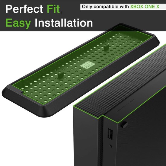 Houder voor Xbox One X console, zwart — afbeelding 2