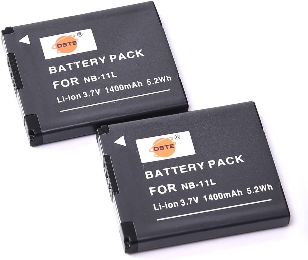 DSTE 2PCS NB-11L NB11L Battery Compatible with Canon PowerShot A3500 A4000 A2300 A2400 A2500 A2600 - ShopVlot