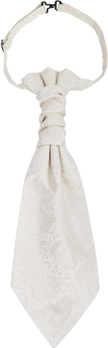 Plastronstrik voor heren - verstelbaar met haaksluiting - cravat voor bruiloften - stijlvol accessoire - ShopVlot