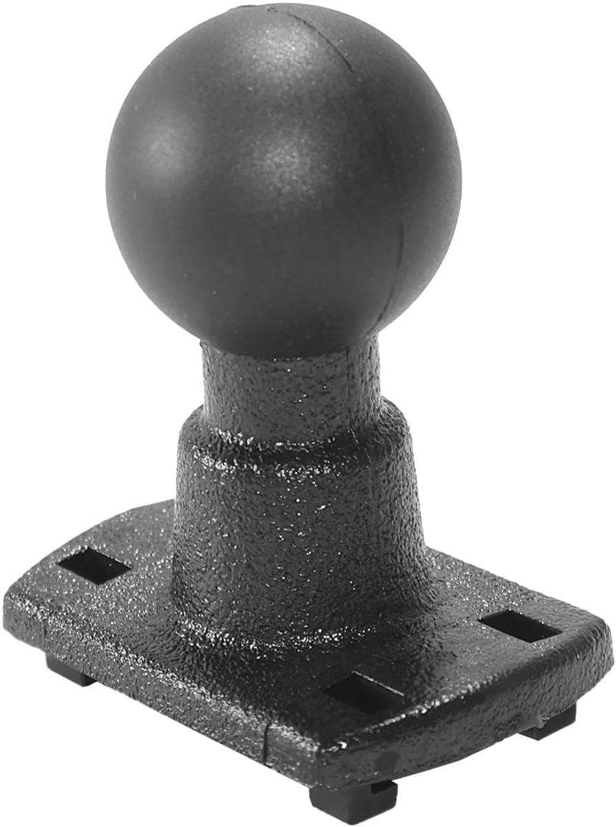 4 gaten rubber 25,4 mm adapterplaat voor camera, GPS, DVR, smartphone en tablet montagesystemen