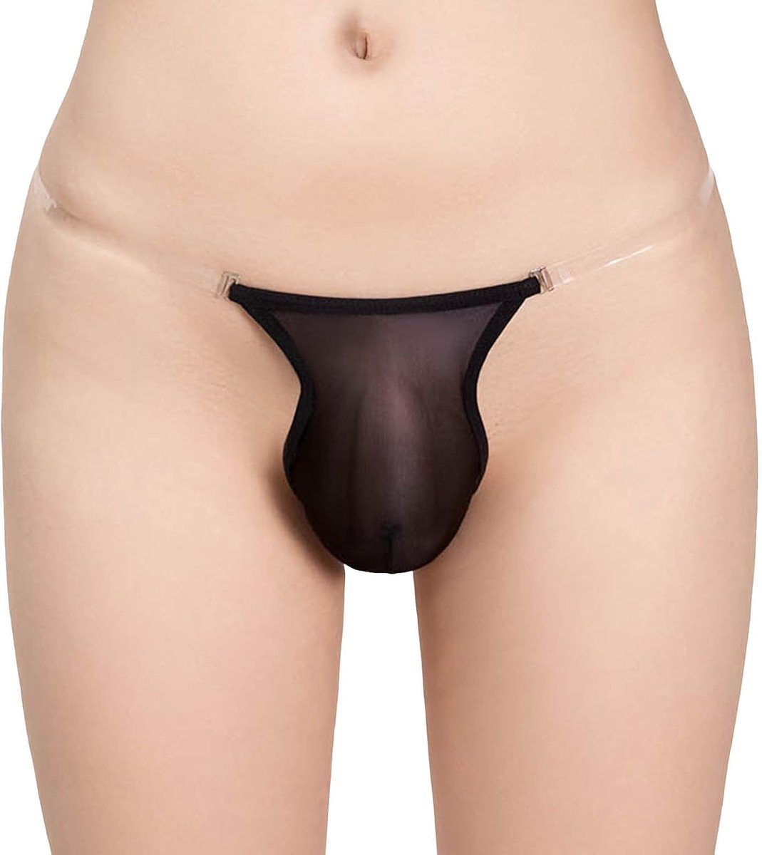 Sexy ondergoed voor heren, string, jockstrap, lingerie, transparant, kant, mesh, ademend, comfortabel, nachtcadeau, brutaal A89