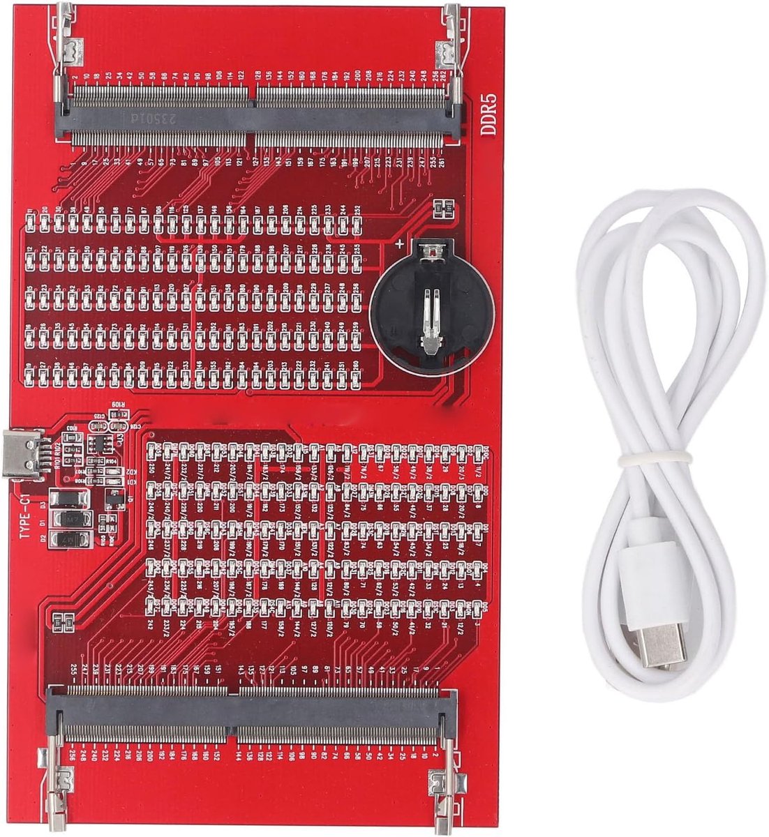 DDR4 RAM Memory Tester Card Desktop Geheugentestkaart met LED -lichtindicator voor PC Motherboard RAM -geheugenonderhoud