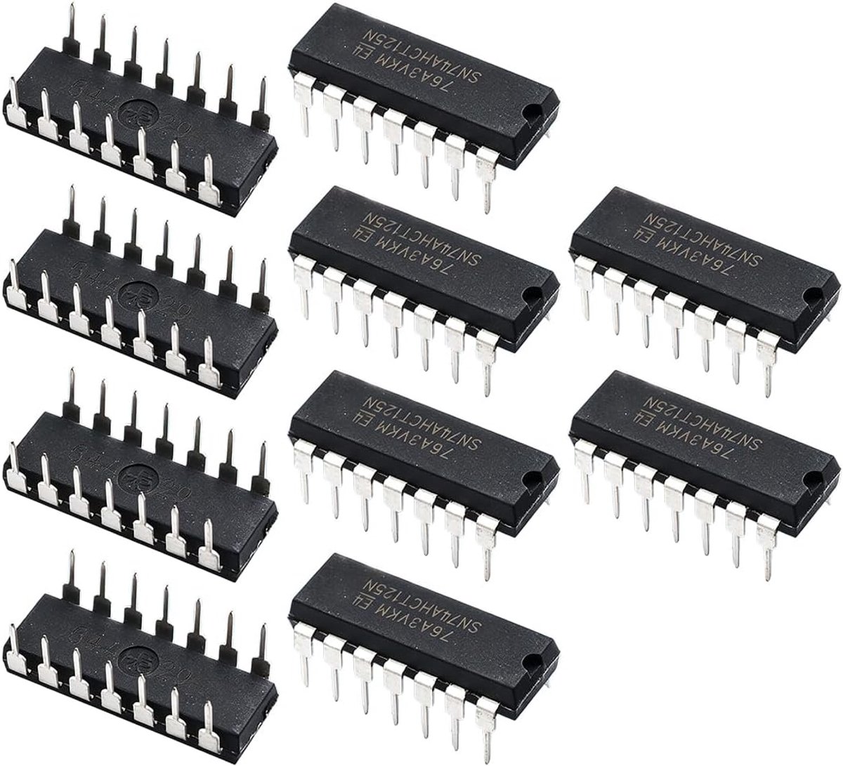 Bufferroosters SN74AHCT125N met 3 IC-uitgangen DIP-14 SN74AHCT125 74AHCT125