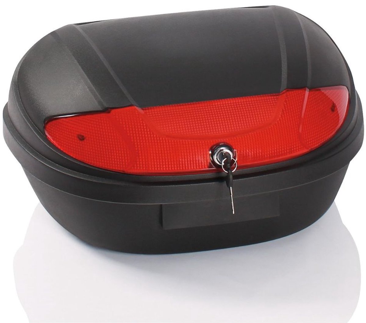 Levo® Topkoffer Voor Scooter & Motorfiets - Motorkoffer - Helmkoffer - Zwart - 58cm x 32cm x43cm