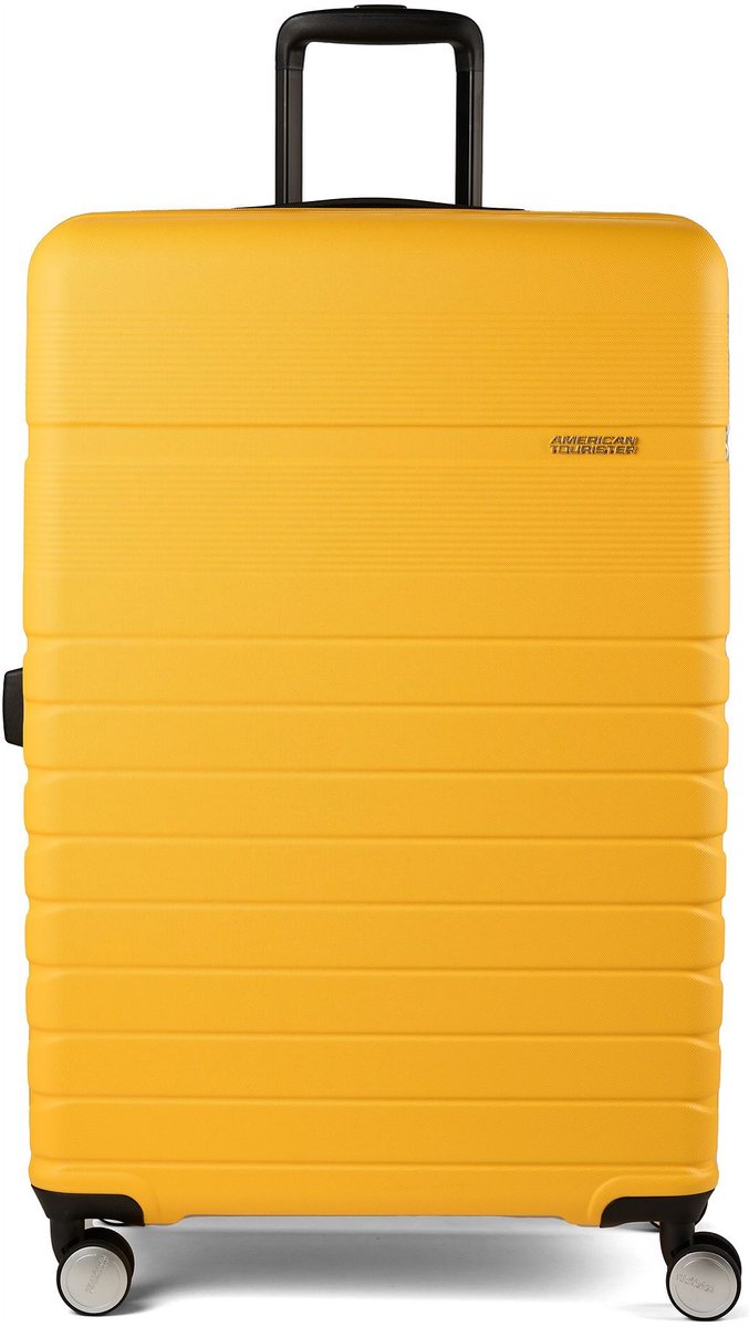 American Tourister Checkline 4 wielen Trolley 77 cm - Harde bagage - TSA slot - golden yellow
