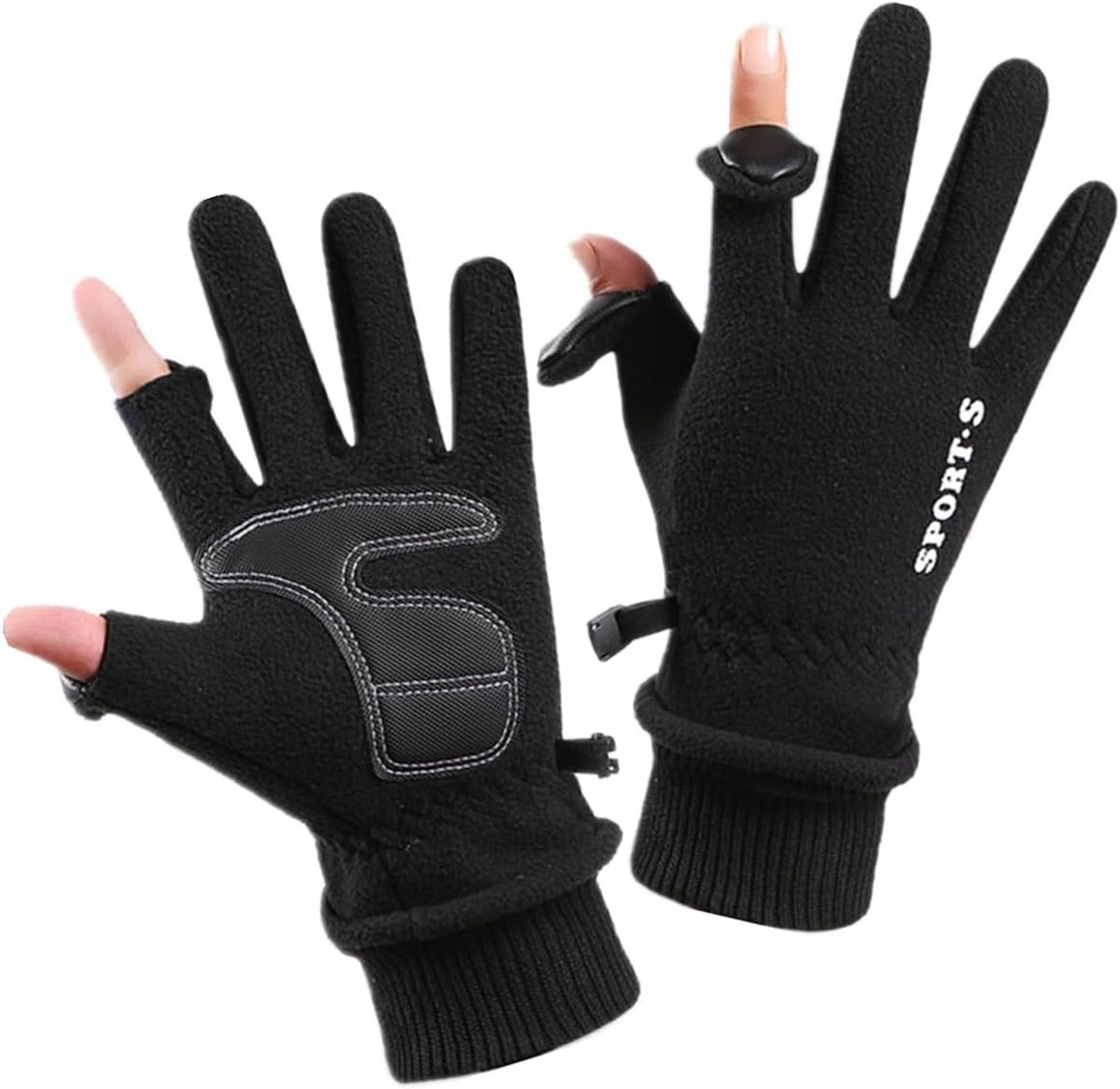 Dailygoods - Dames Winterhandschoenen - Warm - Antislip en Touchscreen - Ideaal voor Buitensporten - Perfect voor Koud Weer - Geschikt voor Wandelen -...