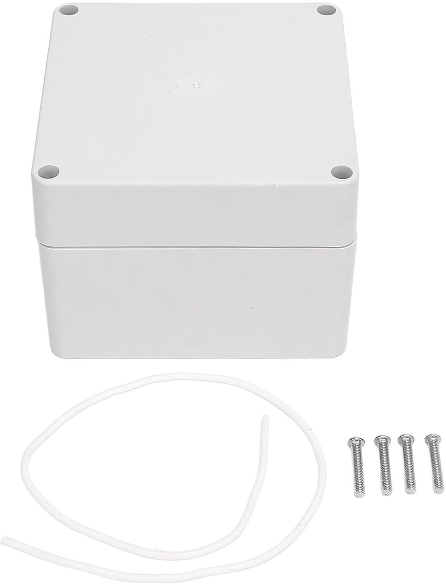 Junction Box, ABS Junction Box, White, Electronics, Electrical Project Box for DIY Projects, Electrical Distribution - ShopVlot