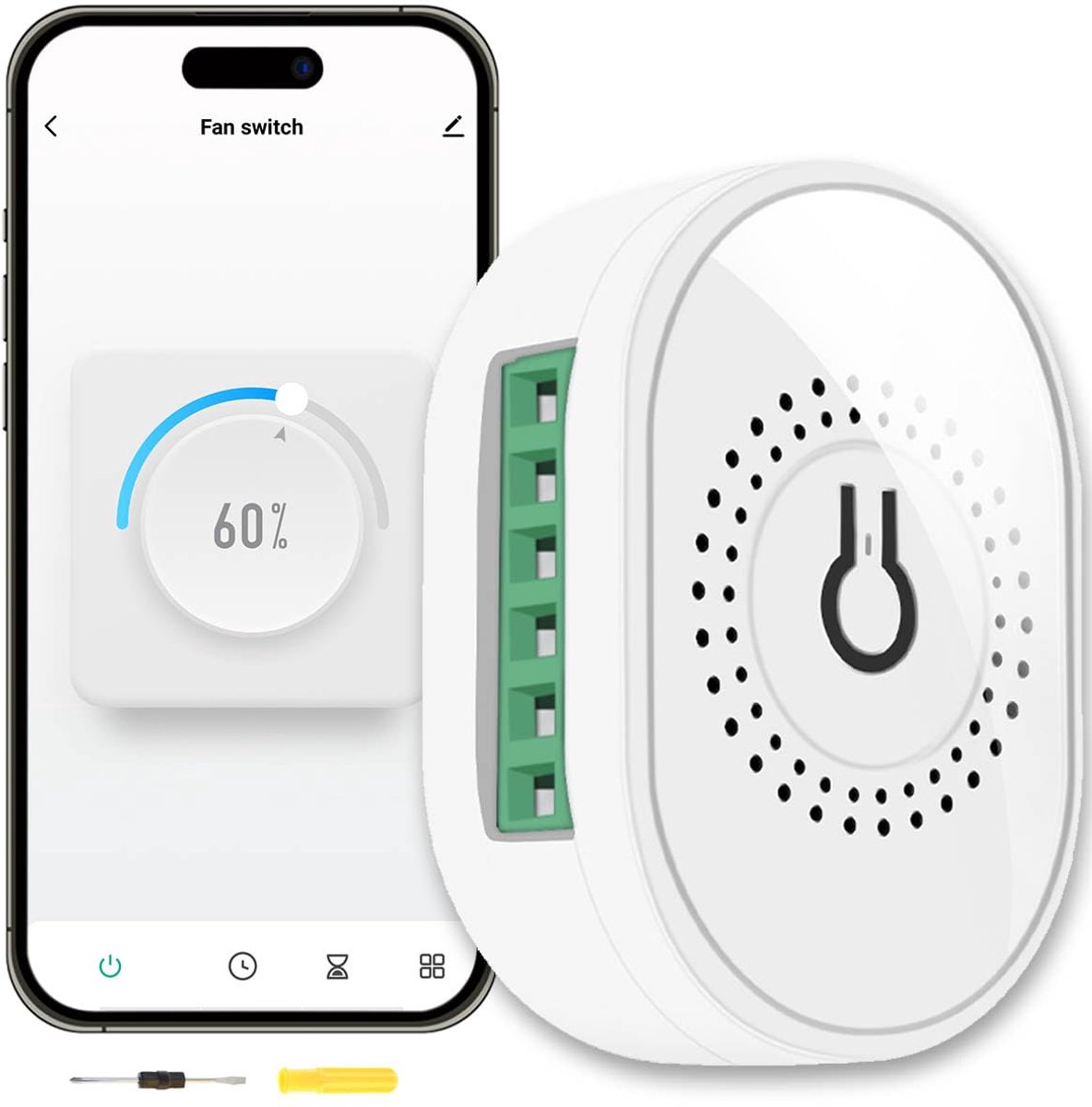 Wifi-Smart-rolluikschakelaarmodule wifi-smart-gordijnschakelaarmodule voor vieraderige motorgordijnen, jaloezieën - ShopVlot