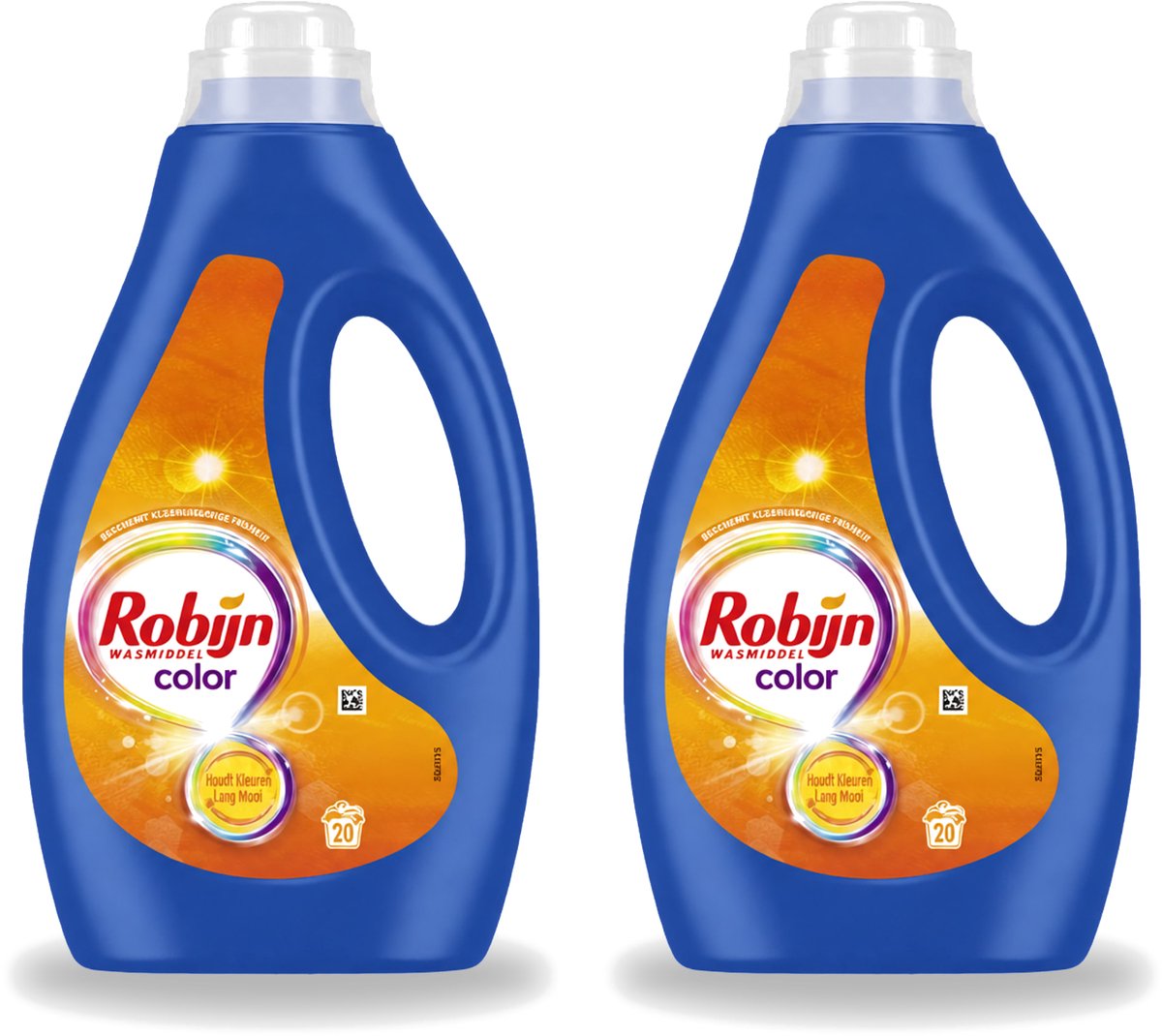 2 x Robijn – Vloeibaar Wasmiddel – Color – 20 wasbeurten - Voordeelverpakking - 2 stuks
