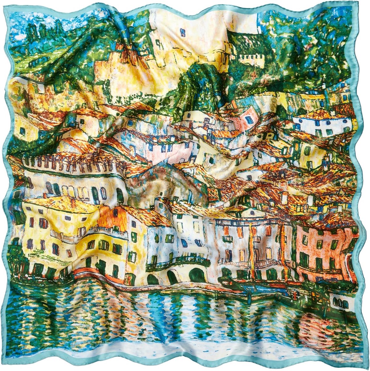 Klimt zijden sjaal art prints art nouveau