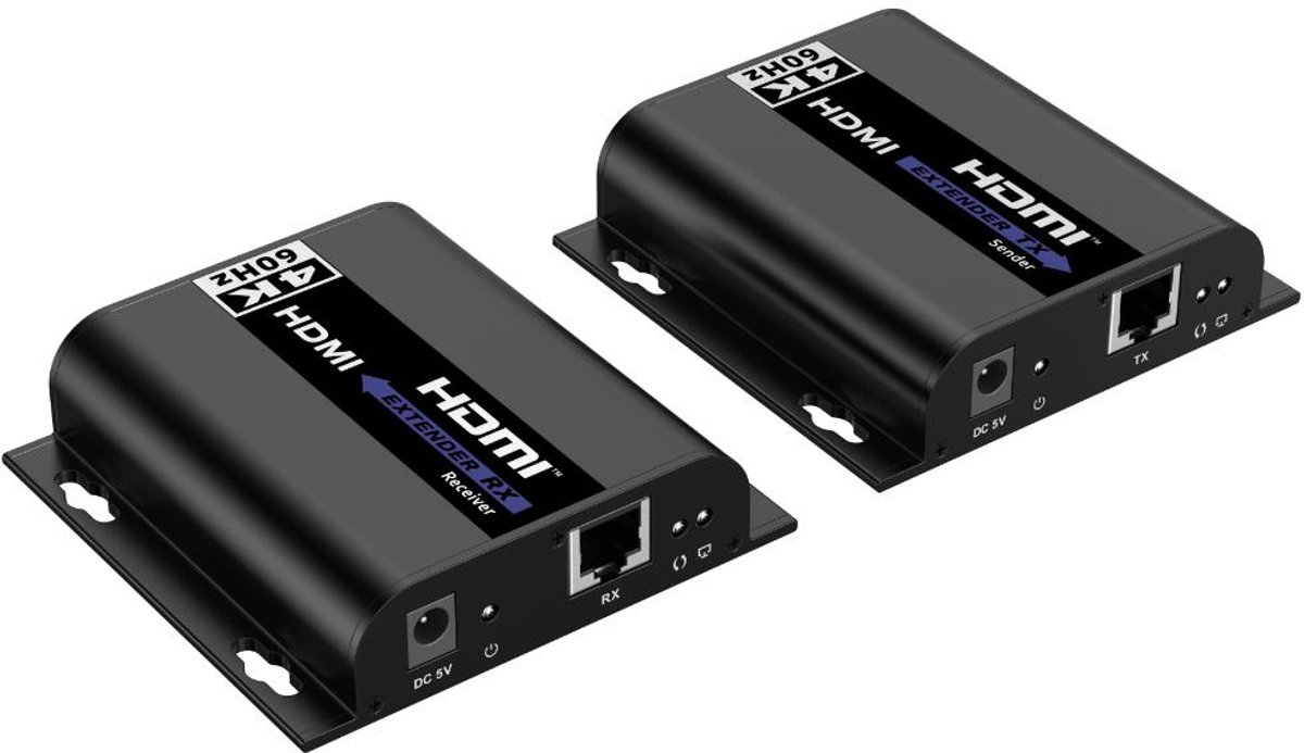 HDMI verlenger - Lengte max 120 meter - 4K@60Hz - Allteq