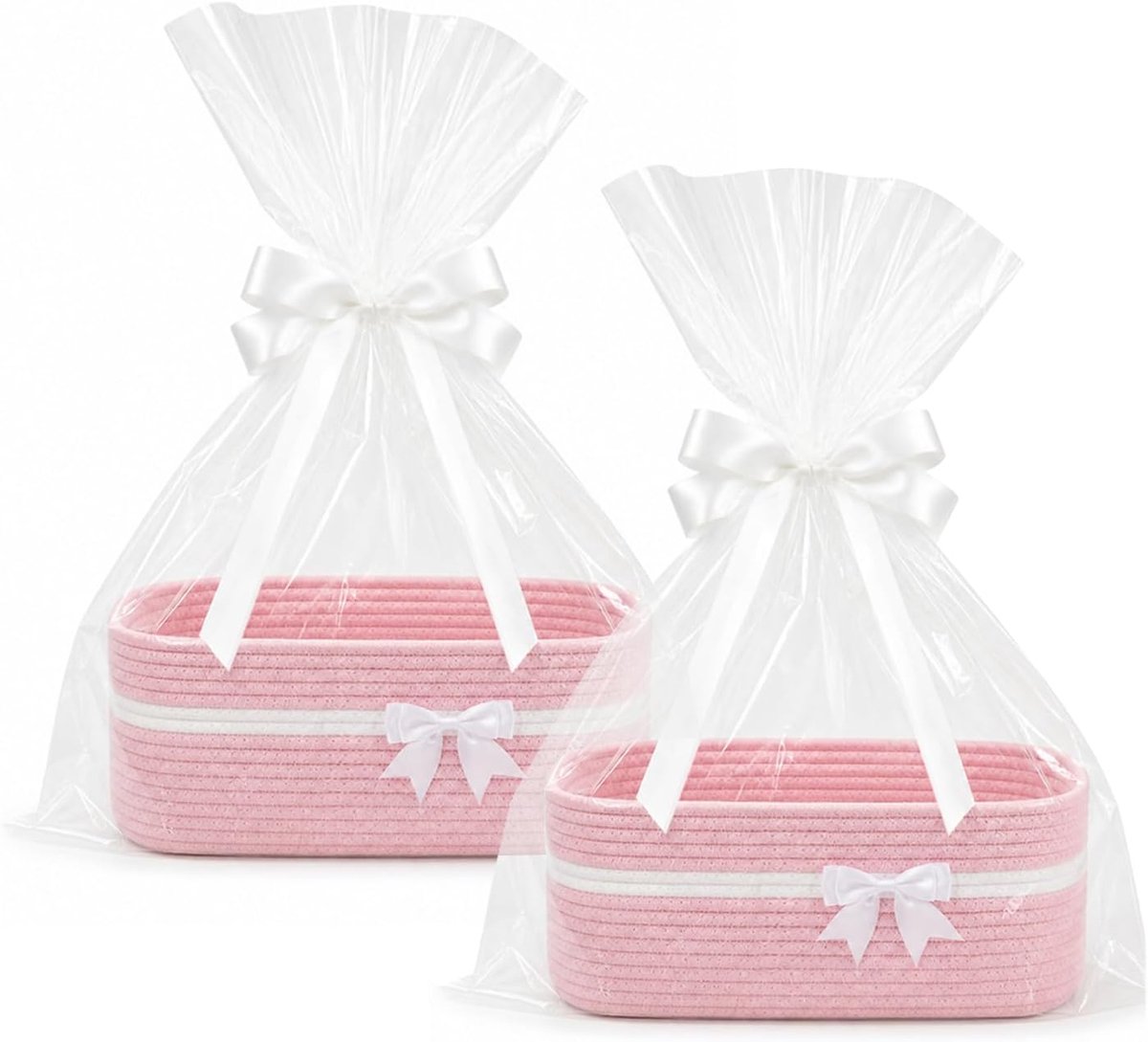 2-delige set grote cadeaumand, leeg, 34,5 x 25,5 x 15 cm, cadeaumand