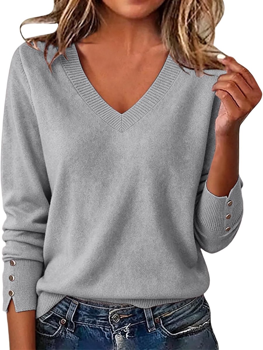 Oversized trui met lange mouwen