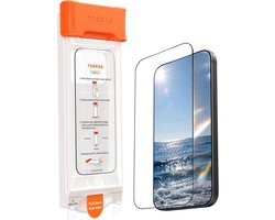 TORRAS OrigArmor 9H+ Tempered Glass Geschikt voor Apple iPhone 18 Pro Max | Screen Protector met Frame | Gemakkelijke Installatie | Volledig Dekkend | Militair Getest Glas | Anti Reflectie Glas