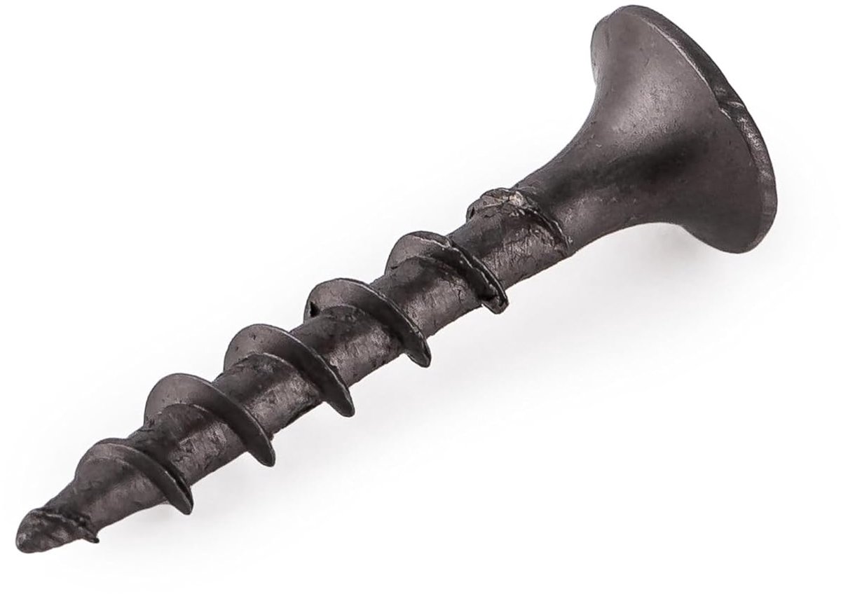 Schroeven 25x3.5 mm - Zwart gefosfateerd - Zelfborende schroeven - Perfect voor gipsplaten - ShopVlot
