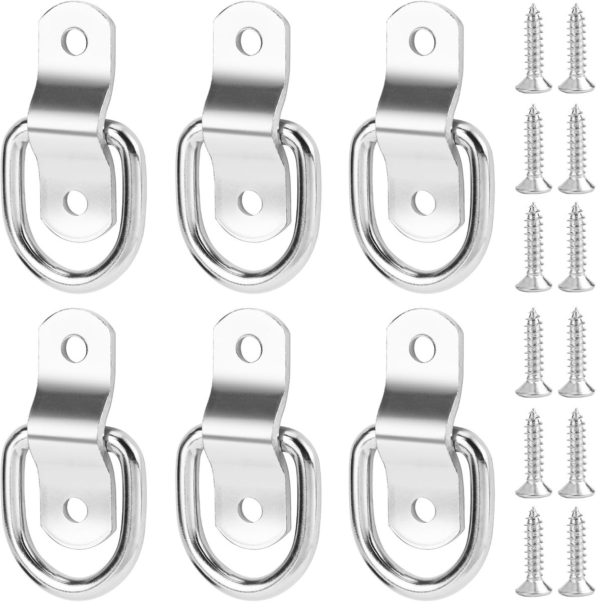 Lashing eyes met schroeven - voor trailers - sterke bevestiging - eenvoudig te monteren - ShopVlot
