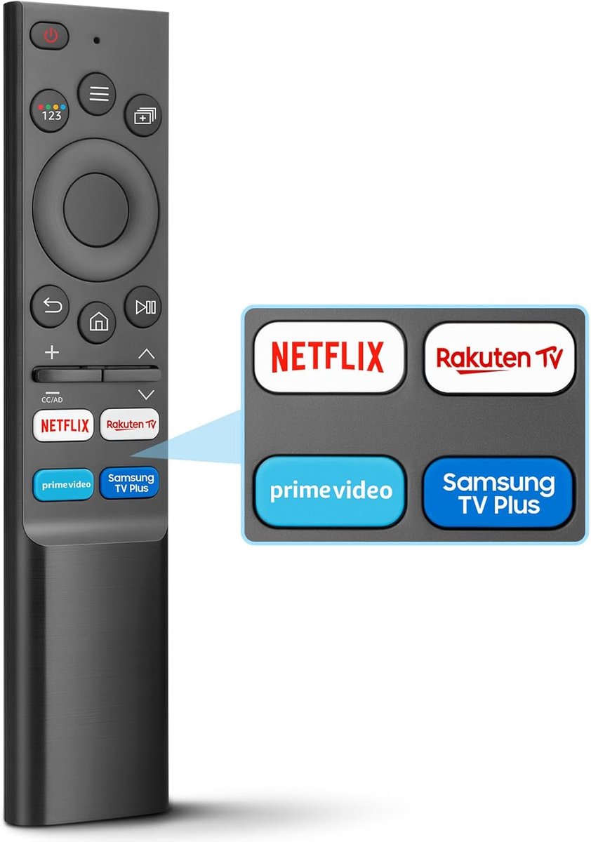 Voor Samsung-Afstandsbediening-Smart-TV, met 6 Sneltoetsen