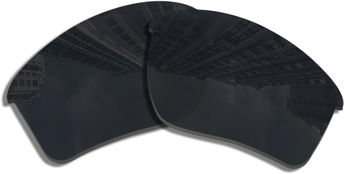 Vervangende glazen voor Oakley Half Jacket 2.0 XL gepolariseerde dikte 1,5 mm zoutpreventie oliebestendig (donkerrood)