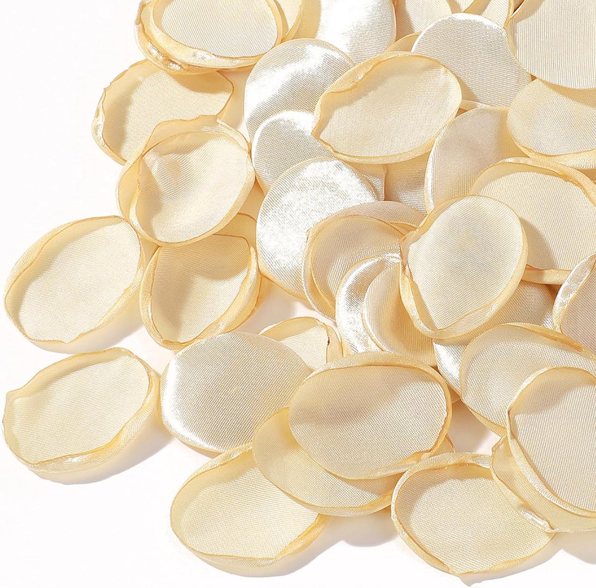 200 stuks rozenblaadjes, CNYMANY Zijde Champagne Gouden Bloemblaadjes voor Bruiloft Bloemenmeisje Mand Champagne Rozenblaadjes Bulk voor Gangpad Tafel Centerpieces Bruids Douche Decoraties Voorstel