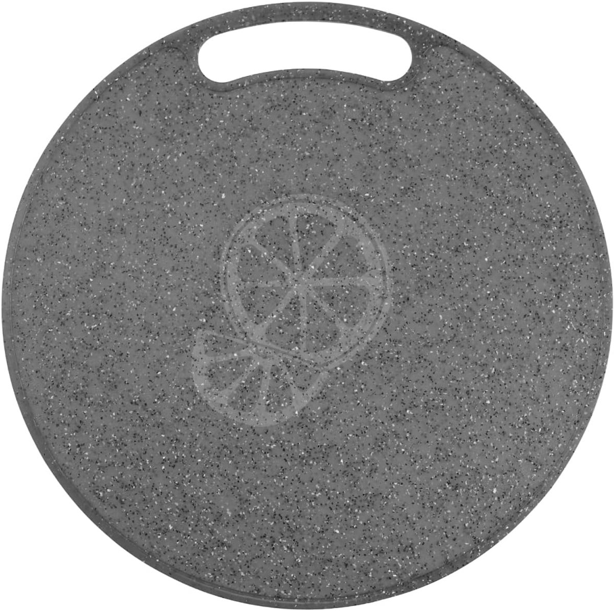 Snijplank imitatie marmer rond snijblok hangend fruit groente snijplank