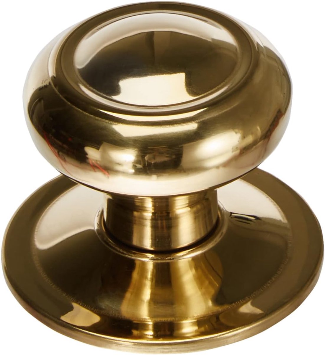 SnelShoppen - Deurknop Rond Goud Traditioneel - Klassieke Deurklink voor Toegangsdeur - Hoogwaardige Kwaliteit - Perfect voor Huis en Tuin
