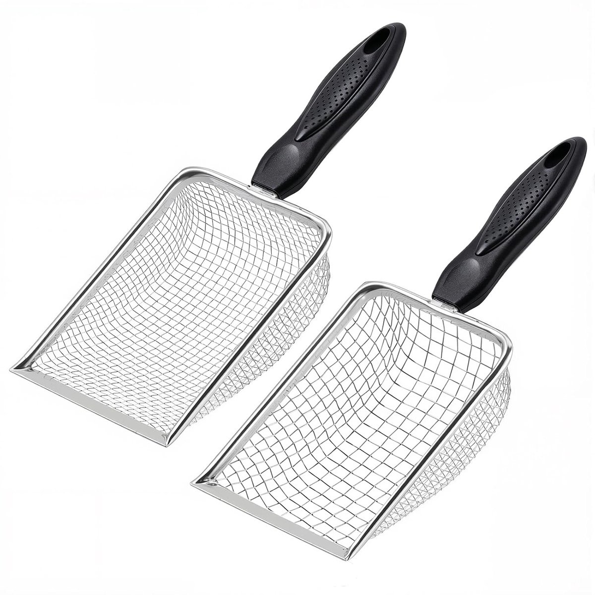 Tuinsief - RVS Compostzeef - 0,3 cm en 5 mm maaswijdte - Ideaal voor zand en compost - ShopVlot