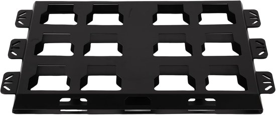 2 Pack Montageplaten voor Toolbox, Duty RVS Tool Opslag Beugel, 100LB Lo Teless Staal Tool OrganizerHeavy Duty Box Beugel Montage Plaat Volledige Plaat — afbeelding 4