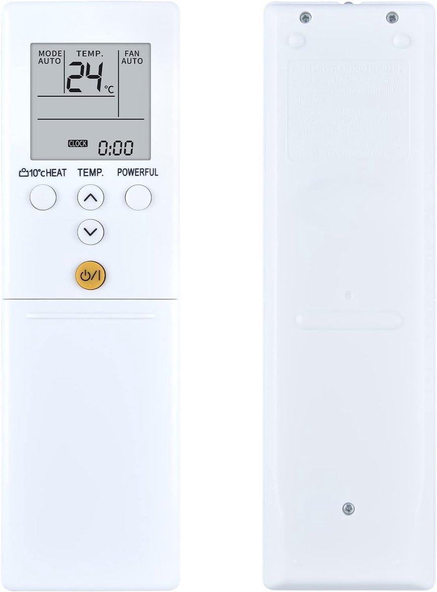 Afstandsbediening geschikt voor Fujitsu airconditioning AR-REB1E ASYG 12 LMCE ASYG09LMCA ASYG12LMCA ASYG12LMCB ASYG12LMCE