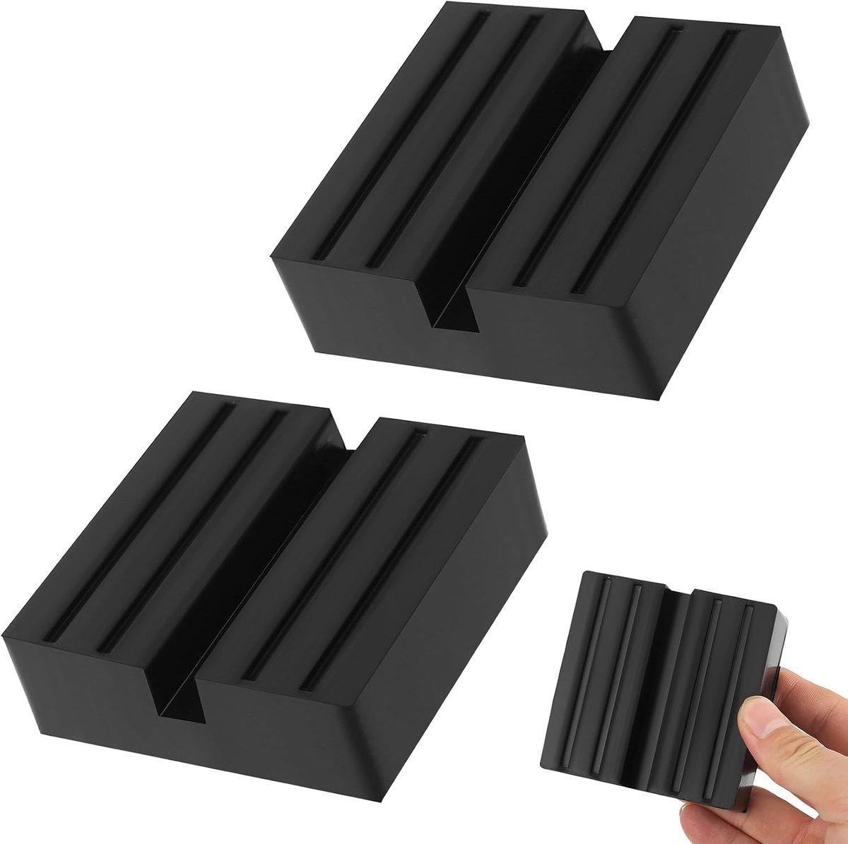 2 stuks rubberen pad voor autokrik, robuuste rubberen buffer, 75 mm rubberen pad, hefbrug, rubberen blokken voor hefbrug, wummipad, autoonderdelen, demping rubberen blok