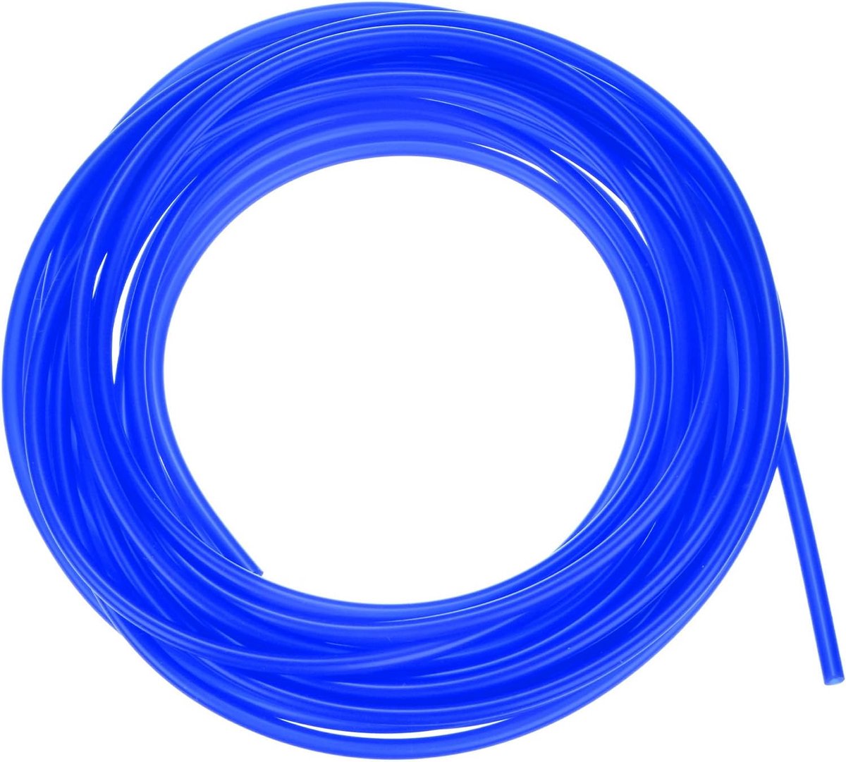 Siliconen buis, 3/32" (2mm) ID x 5/32" (4mm) OD siliconen rubberen vacuümbuis, 20ft (6 M) hoge temperatuur waterluchtslangpijp voor pomp/vloeistofoverdracht, thuisbrouwen/wijnmaken [blauw]