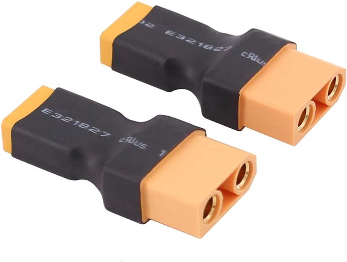 2pcs Male XT60 XT-60 to Female XT90 XT-90 Connector Adapter(C97-2)