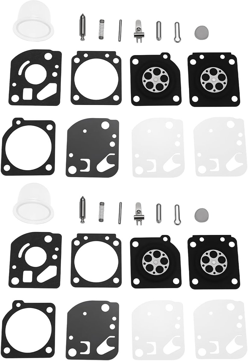 Store 2 Set Carburateur Rebuild Kit RB-29 A03979 Compatibel met Ryan Compatibel met Homelite Carburateur en Blower