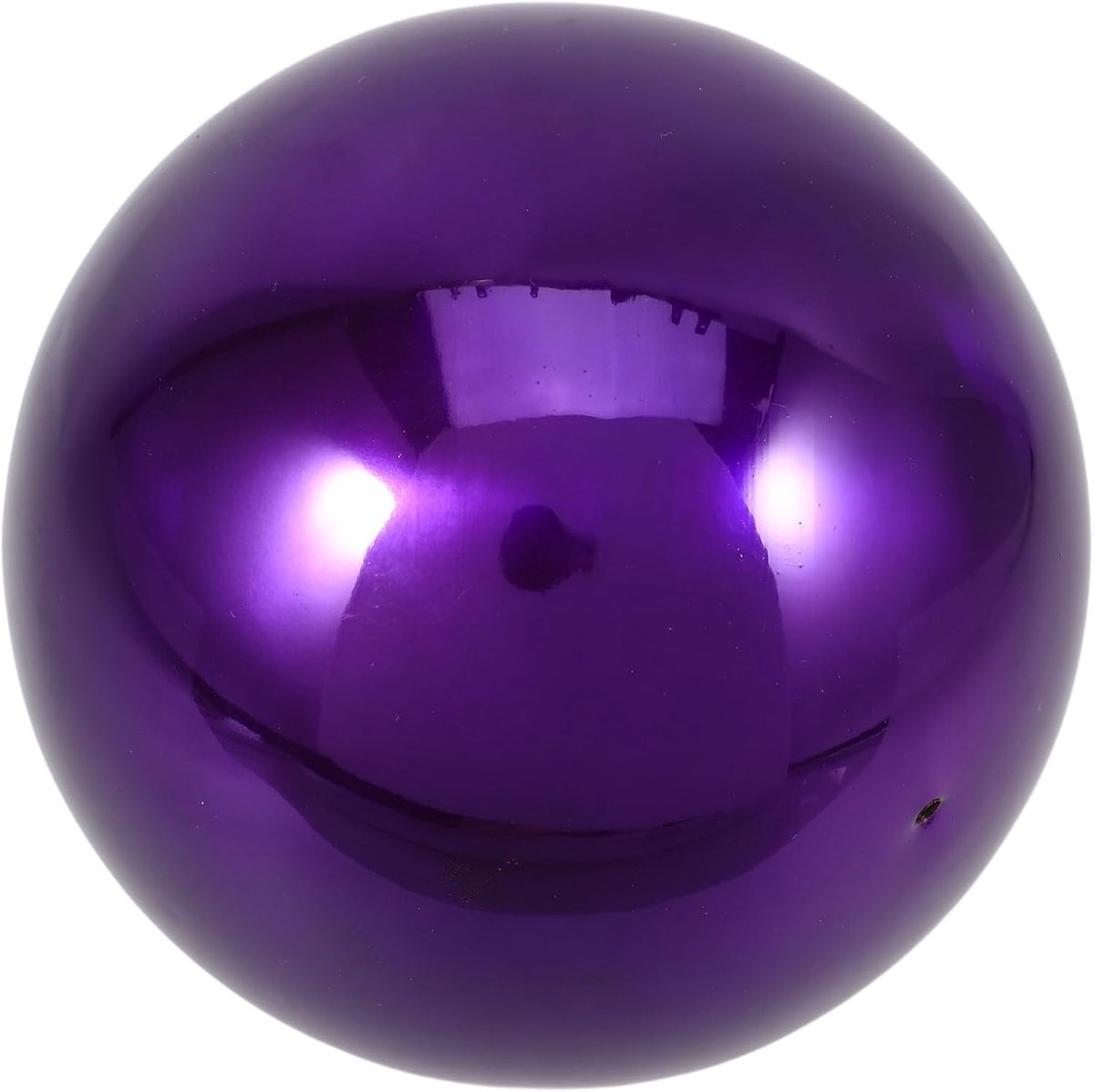 Tuinballen met spiegelgepolijst oppervlak, reflecterende ballen voor buiten, paars, tuinbol van roestvrij staal, tuindecoratie en cadeau