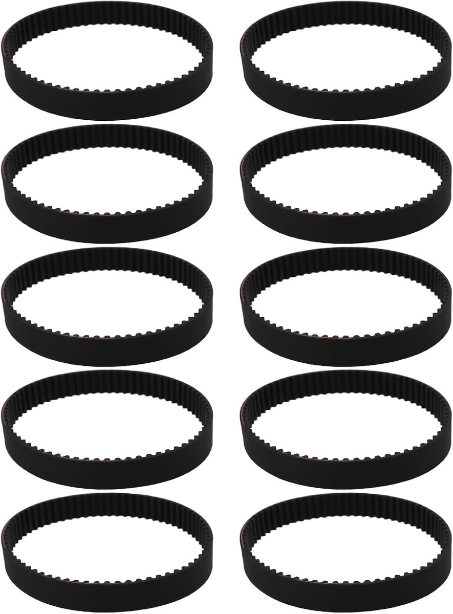 10 STKS 142-2GT Distributieriem Pitch Lengte 142mm Breedte 6mm 71 Tanden 2M 2GT Synchrone Distributieriem 3D Printer Drive Riem Zwart