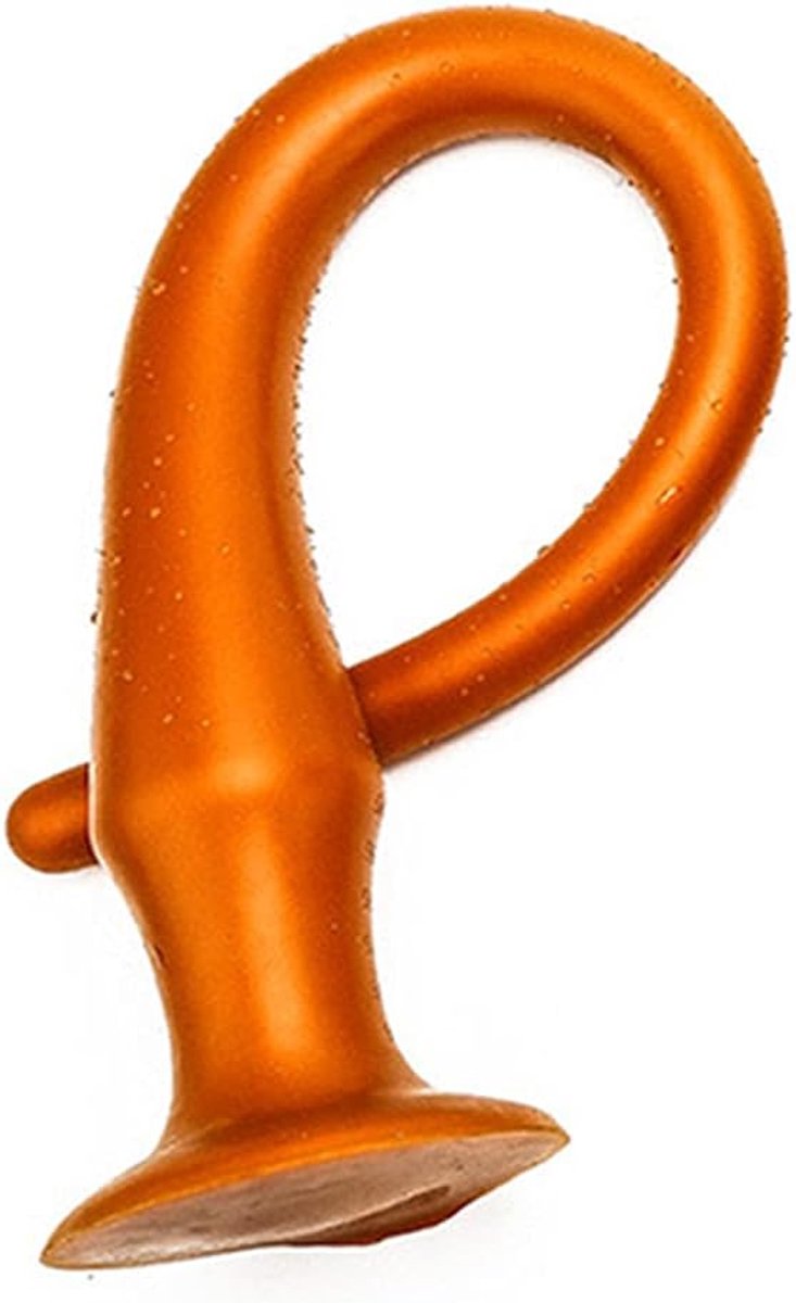 Anale plug vloeibare siliconen zachte anale plug, super lange anale dildo buttplug seksspeelgoed voor beginners en gevorderden gebruikers Roluck (XL (60 cm)