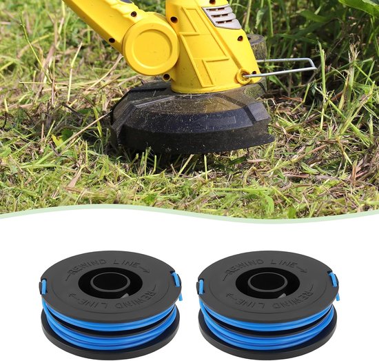 4 stuks GT2826 grastrimmer vervangende spoel en lijn 5 m x 1,5 mm, compatibel met Qualcast GT2826 grastrimmer, compatibel met MacAllister MGT430 — afbeelding 2