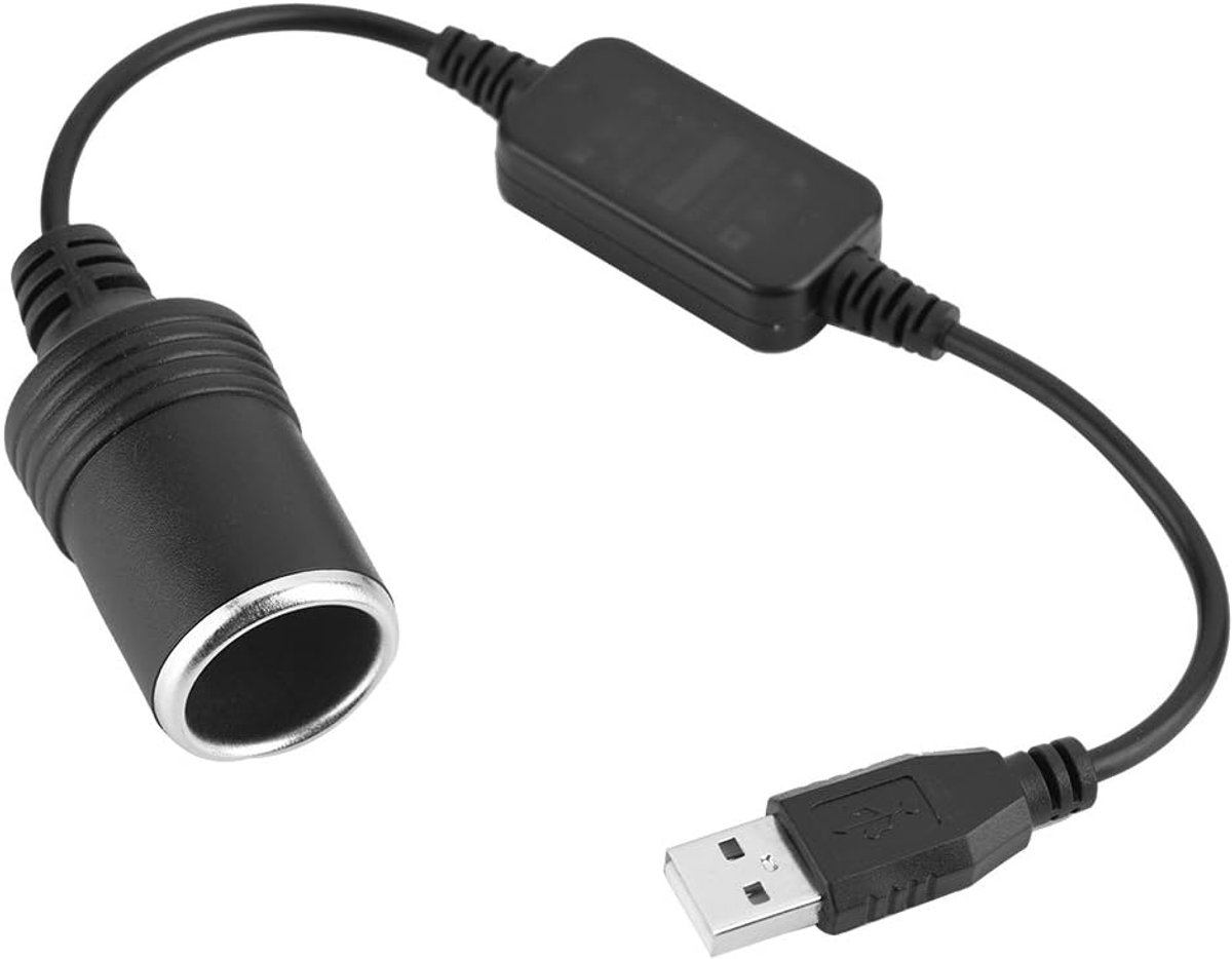 Usb Naar Sigaret Usb Een Plug 12 Usb-poort Naar 12V Sigarettenaansteker Mp3 Speler Accessoires Vrouwelijke Converter Adapter Cord