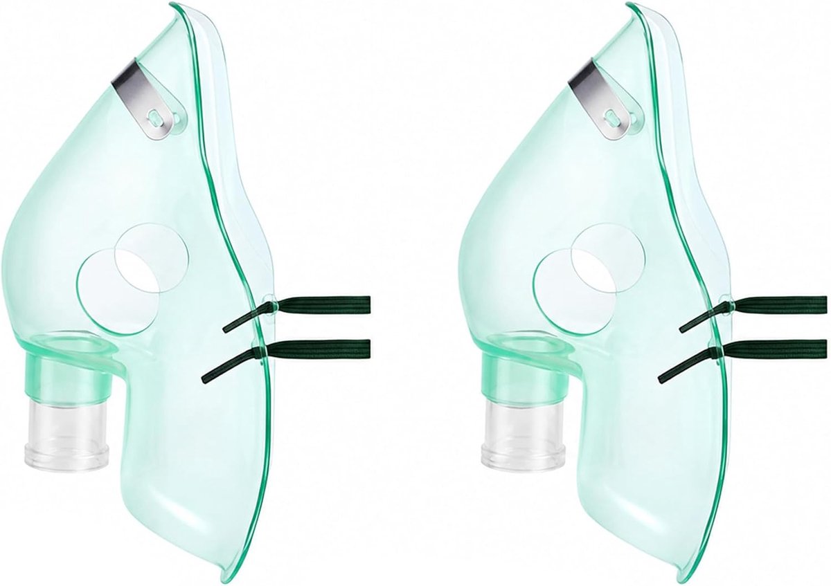 Set van accessoires voor vernevelaar met 2 universele maskers voor volwassenen