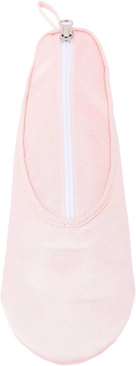 Satijnen Textuur, Lichtgewicht, Organisator voor Meisjes, Canvas Make -uptas met Lintlus voor Cosmetica, Lippenstiften, Oogschaduw, Borstels