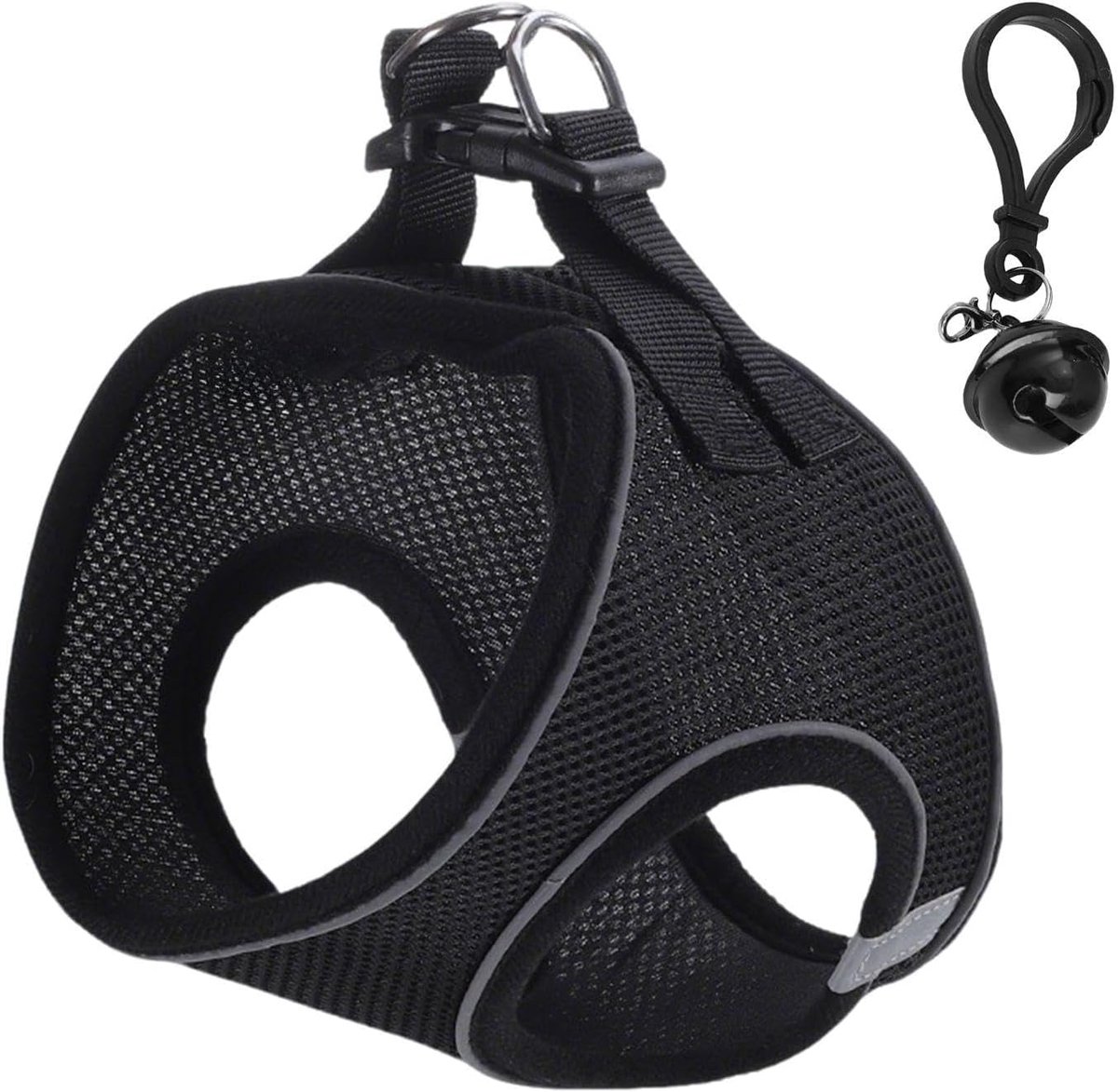 1 Borstband Tractie Touw En 1 Belhanger, Vest-Stijl Borstband, Huisdierreflecterende Borstband, Pet Outdoor Benodigdheden.