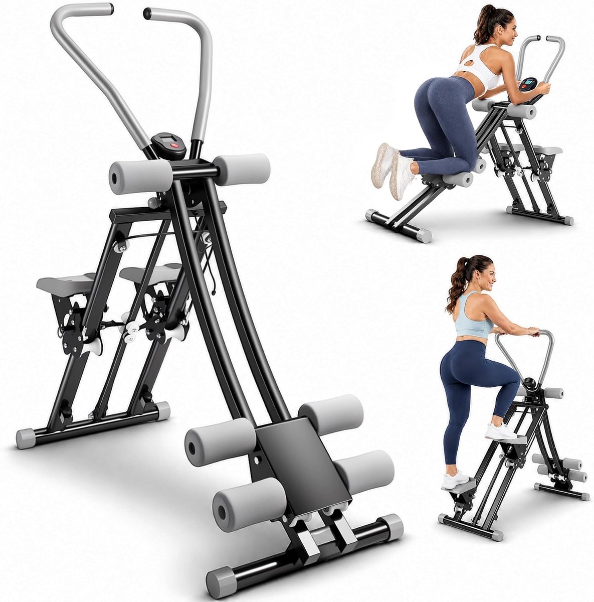2-in-1 met Stepper – Opvouwbaar Fitnessapparaat voor Thuis