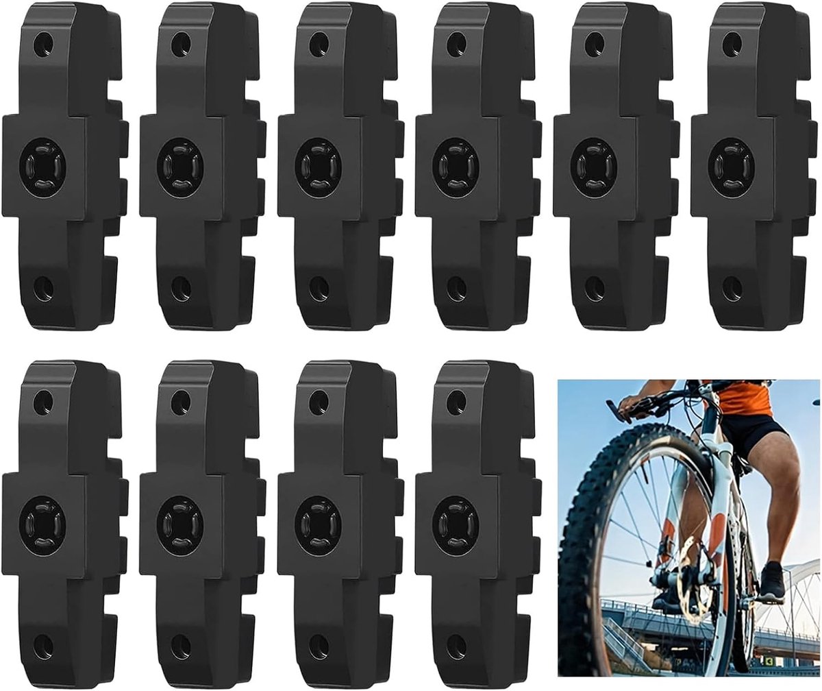 10 stuks (5 paar) fiets remblokken rubber 50 x 14 x 9 mm voor Magura HS11 HS22 HS24 HS33 HS66 Silent velgrem krachtige fietsremblokken