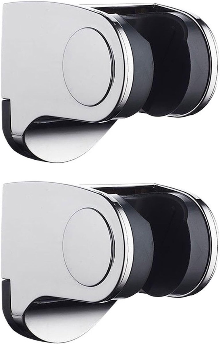 Fixed Shower Holder, 2 Pieces, Adjustable Shower Holder, Hand Shower, Shower Head Holder, Bathroom Accessories - ShopVlot