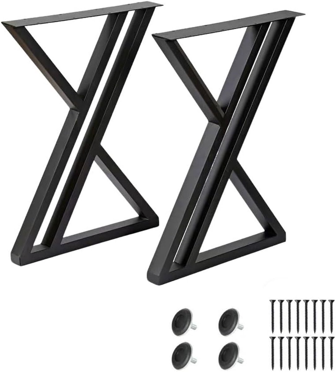 Metalen tafelpoten 70 cm - Y-vormig ontwerp - Stabiel en duurzaam - Ideaal voor doe-het-zelf meubelen - ShopVlot