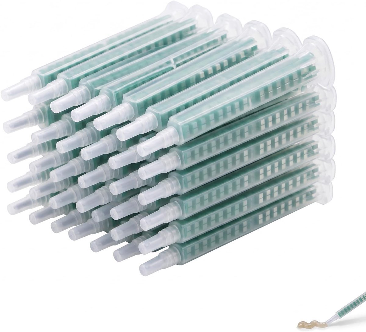 30 stuks epoxymengmondstukken (83 mm), statische kunststof mixer voor tweecomponenten-AB-lijm, harsmengpunten voor - ShopVlot