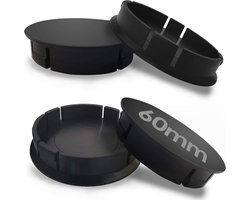 Skino set 4 x 60 mm universal black hub caps rim caps hubcaps hubcaps hub cap car tuning NEW C 0 - ShopVlot