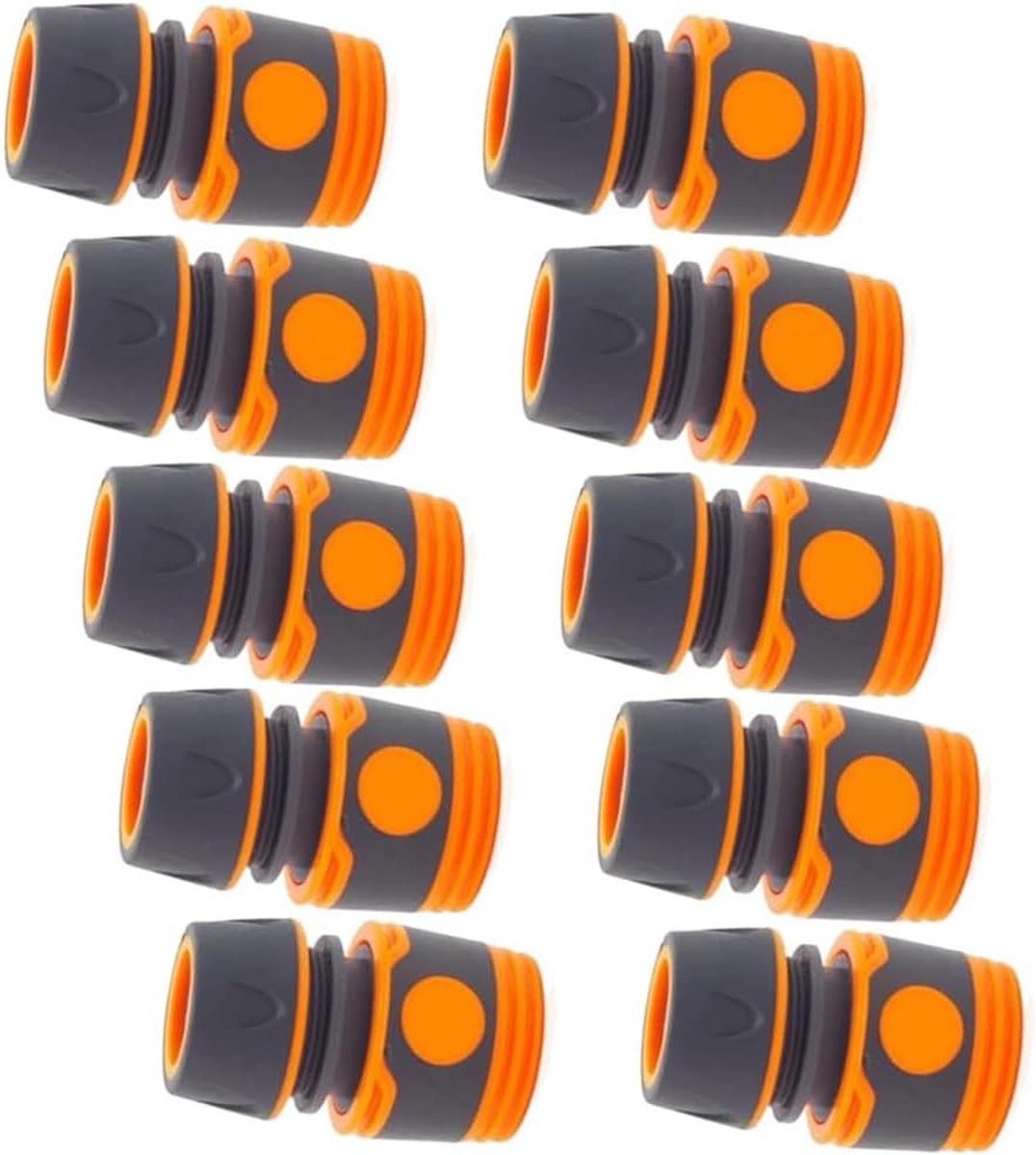 Pack of 10 Garden Hose, Quick Coupling, Hose Connector, Garden Hose, 1/2 Inch Plastic Hose Coupling for Home, Water Tap - ShopVlot