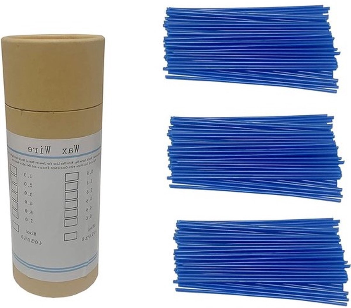 Waxdraad - Gietmateriaal - Voor sieraden maken - Inclusief 3 zakjes - 0.8-7.0 mm - Groen