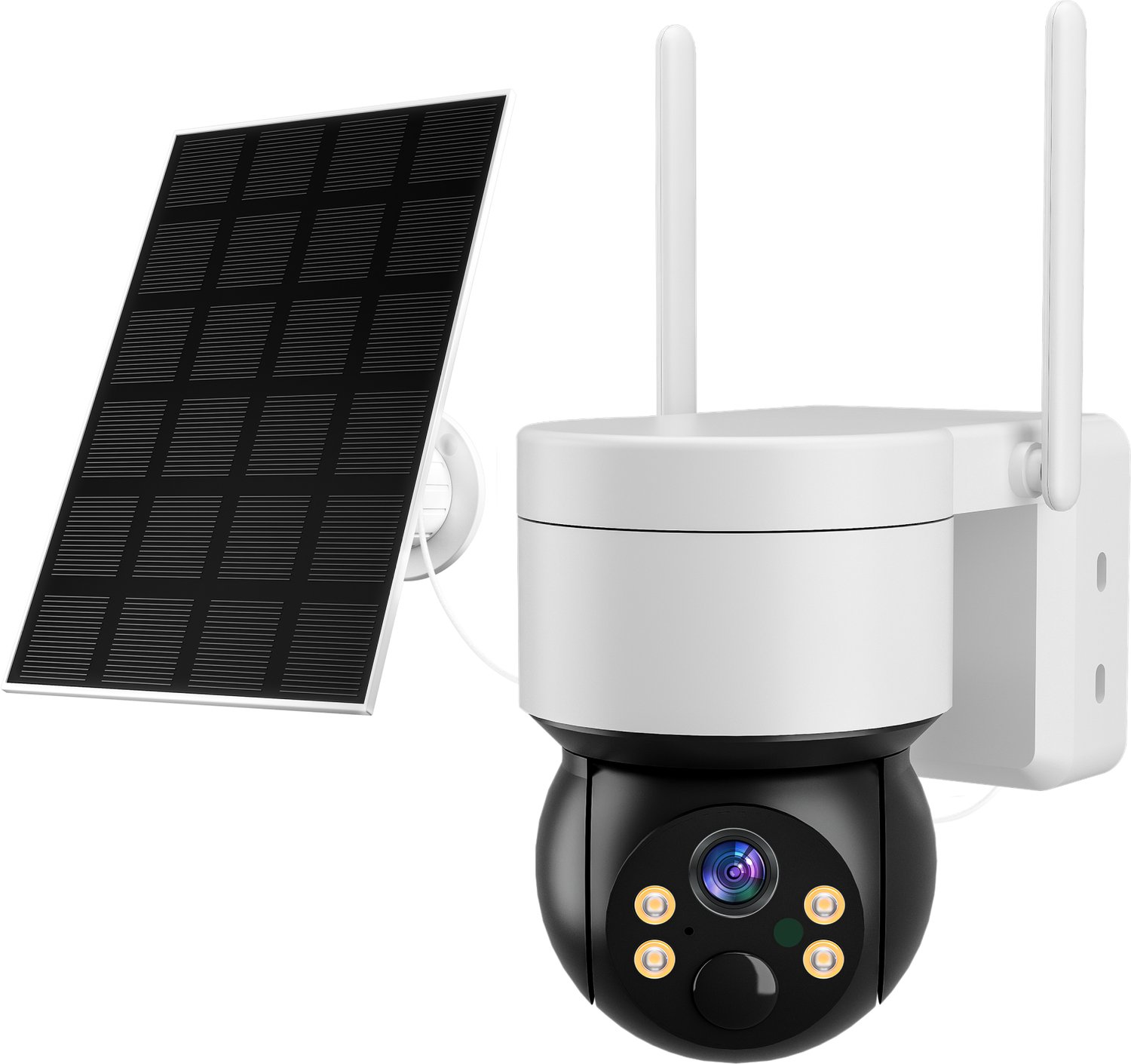 Solar wifi-beveiligingscamera - Nachtzicht - PIR-bewegingsdetectie - Tweewegaudio - Jortan Tech