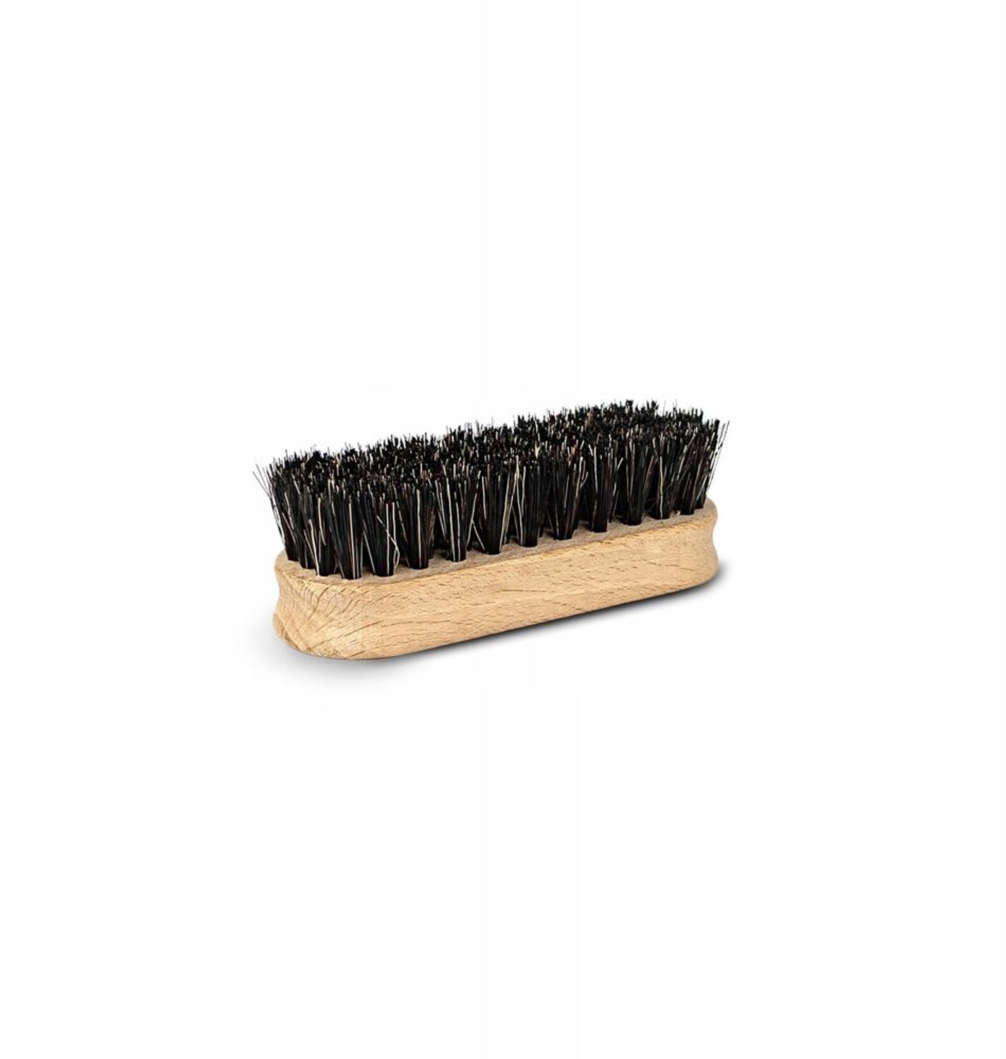 Schoenpoetsborstel met Harde Haren en Ergonomische Houten Handgreep